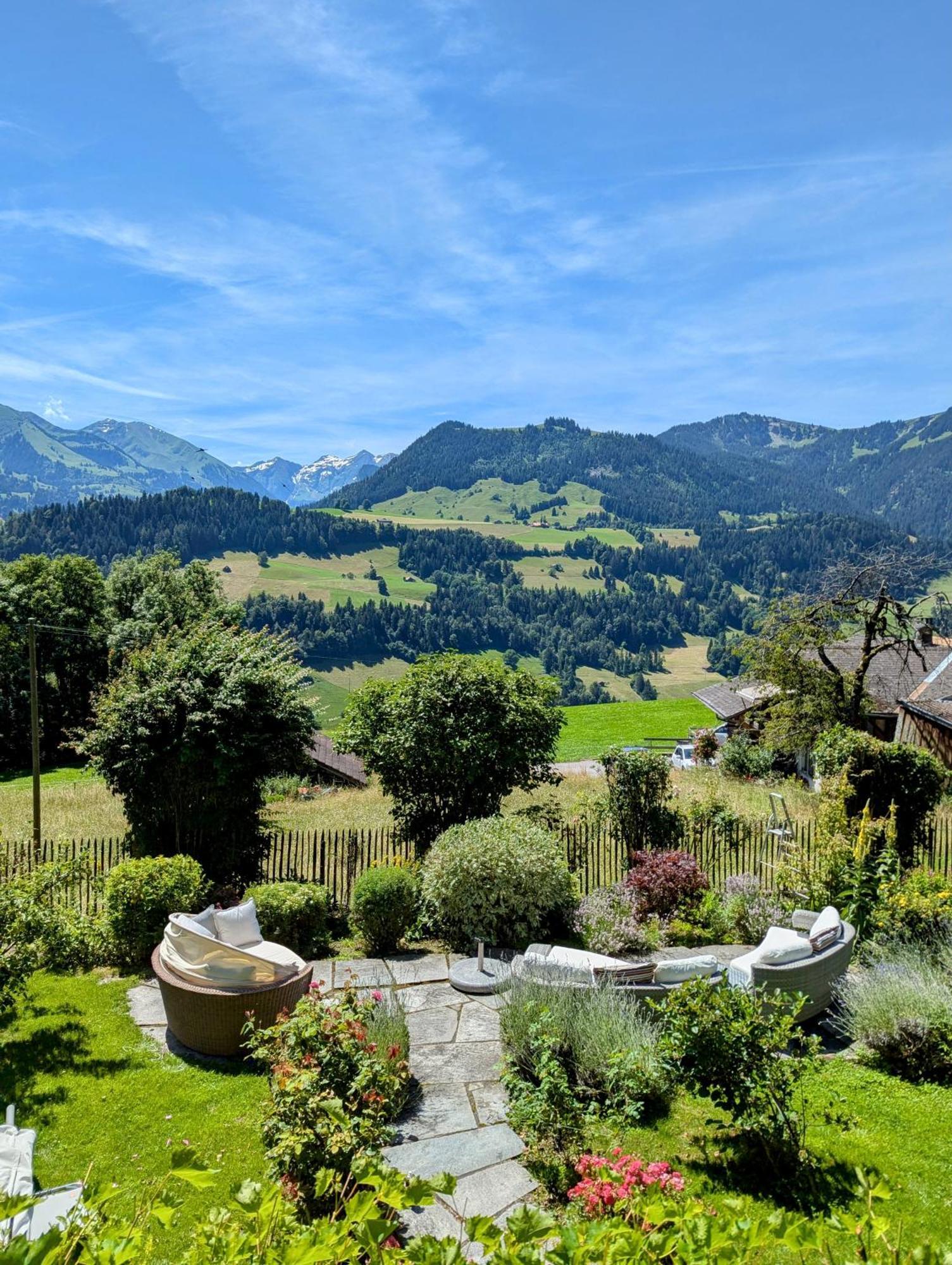 Swiss Mountain-Valley View Lodge Erlenbach im Simmental Eksteriør billede